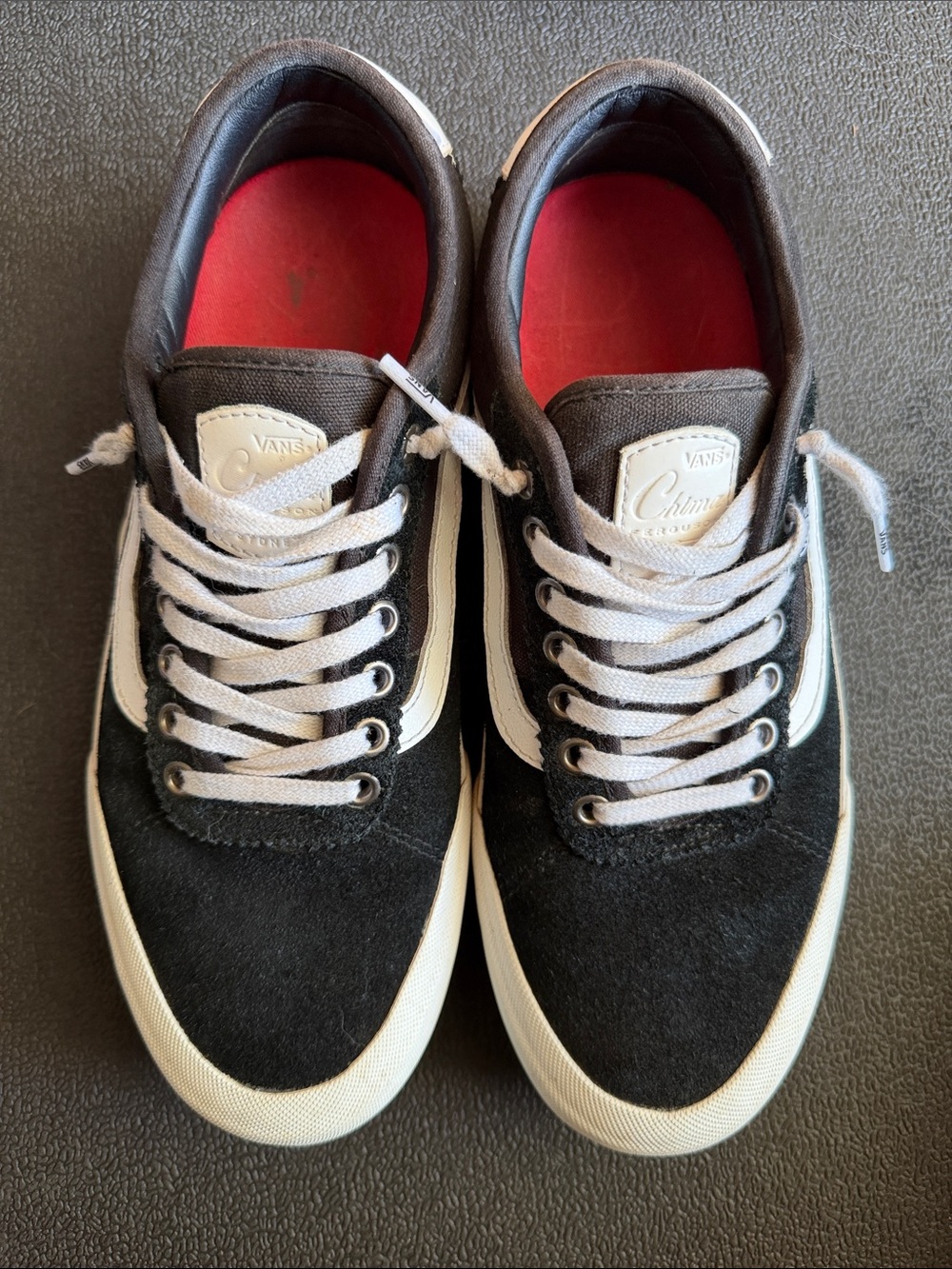 CHIMA FERGUSON-Vans- Black & White Low-Top Sneakers